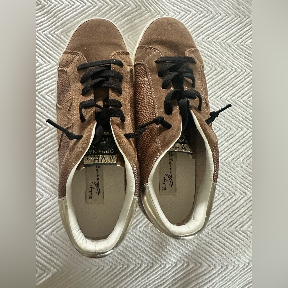 Vintage Havana Brown Suede Sneakers